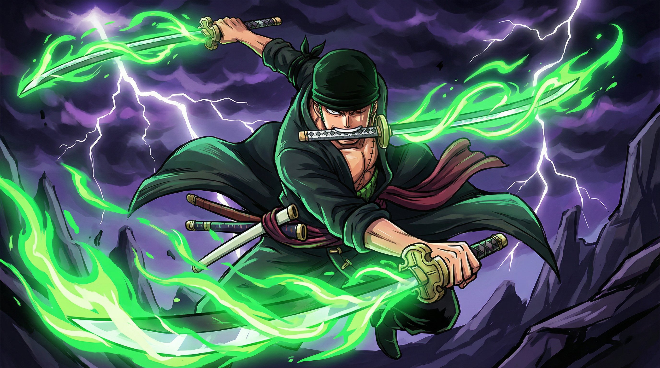 海角社区视频解说：索隆三刀流觉醒全纪录